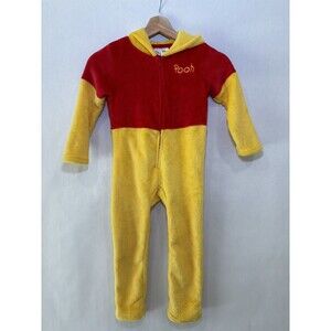 Winnie the Pooh Hooded Toddler Costume Soft Plush Disney 5T